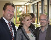 Buergermeister Heinz Meyer, Dr. Alexandra Hildebrandt, Juergen Raschke